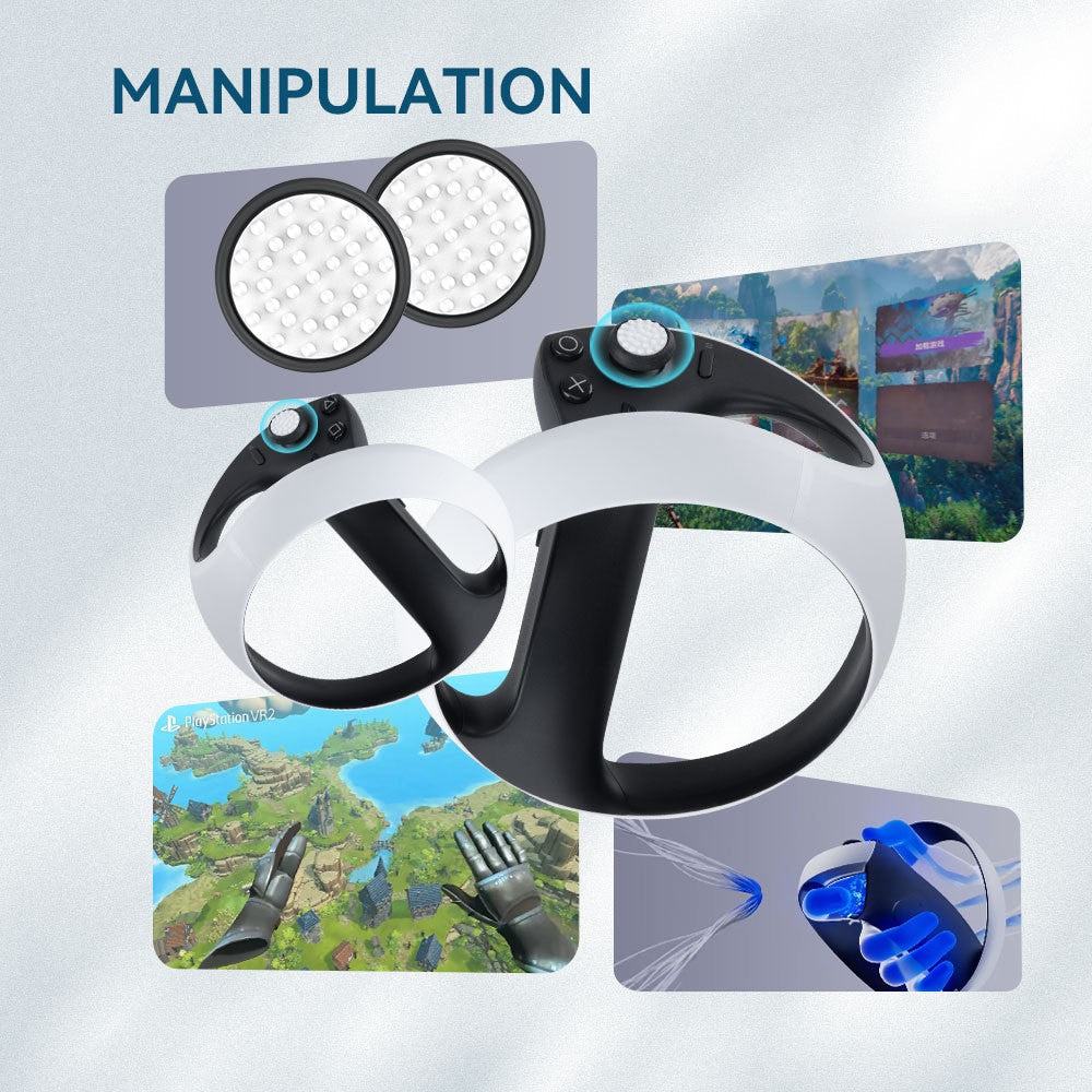 HIBLOKS PS VR2 set fitted on the headset
