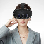 Meta Quest 3 silicone case showing precise cutouts for ports and sensors