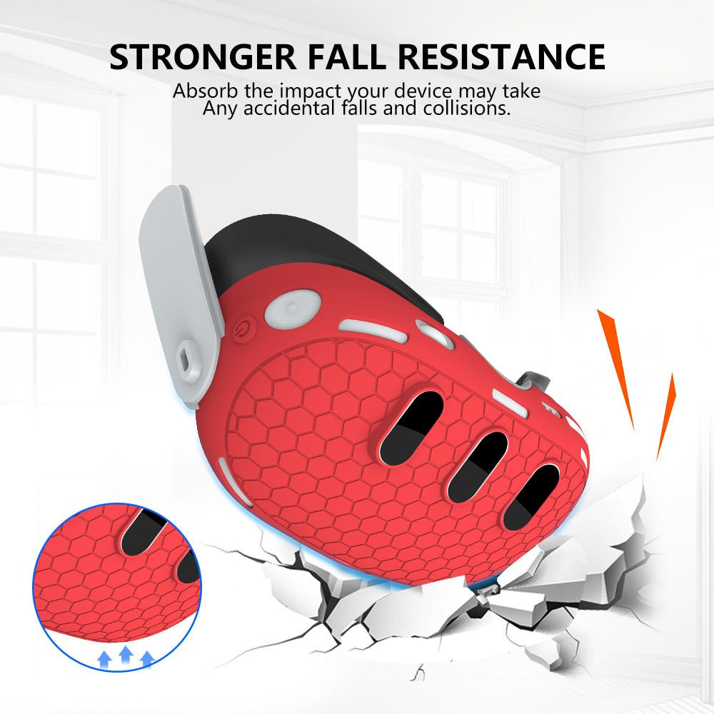 Quest 3 silicone case showing precise cutouts