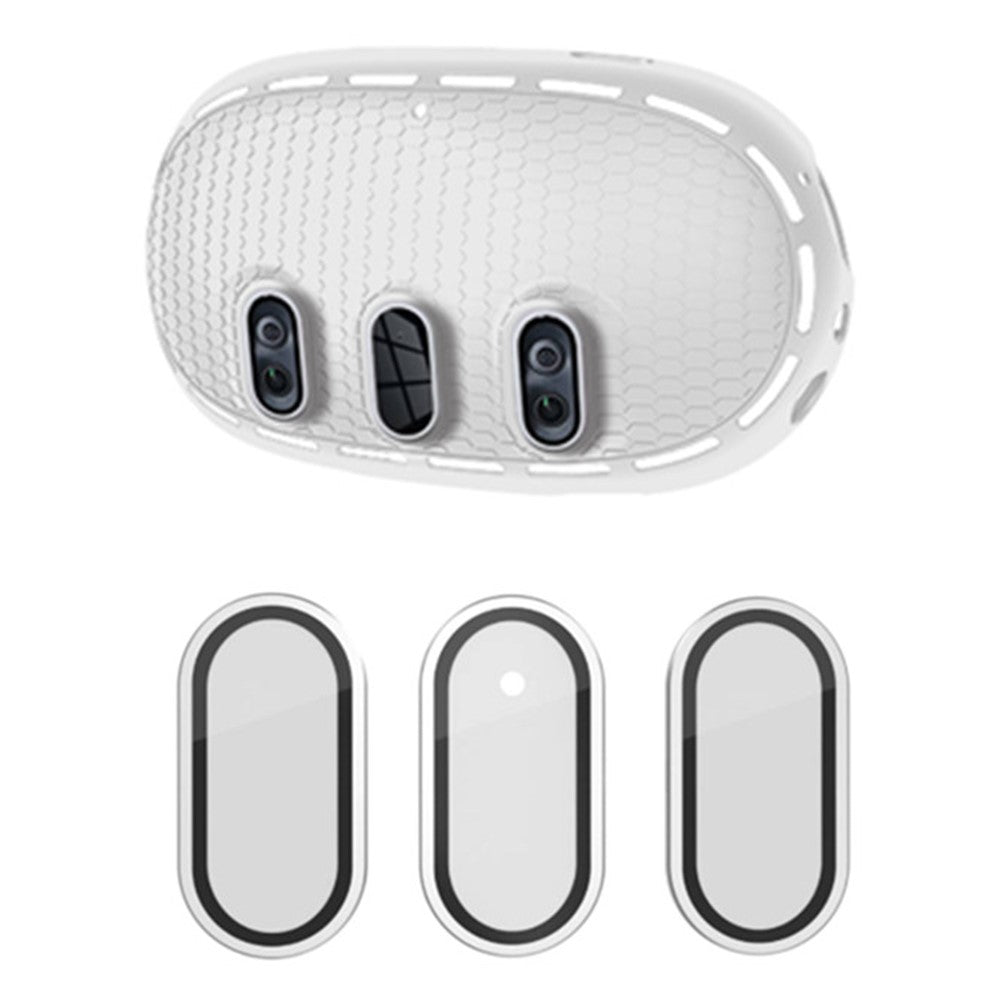 Meta Quest 3 case, three lens films included