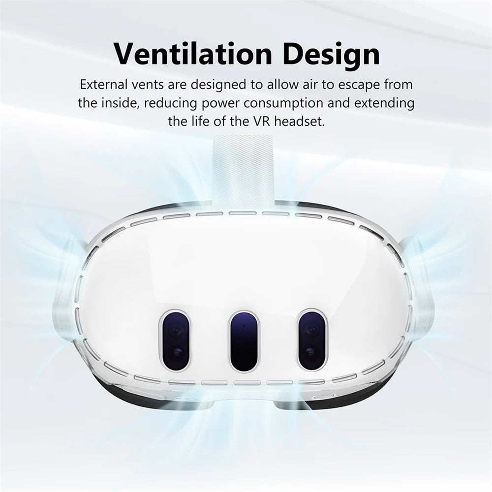 Quest 3 PC case showing ventilation holes