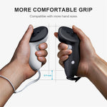 Close-up of the sweat grooves on the BOBOVR G3 Plus grip
