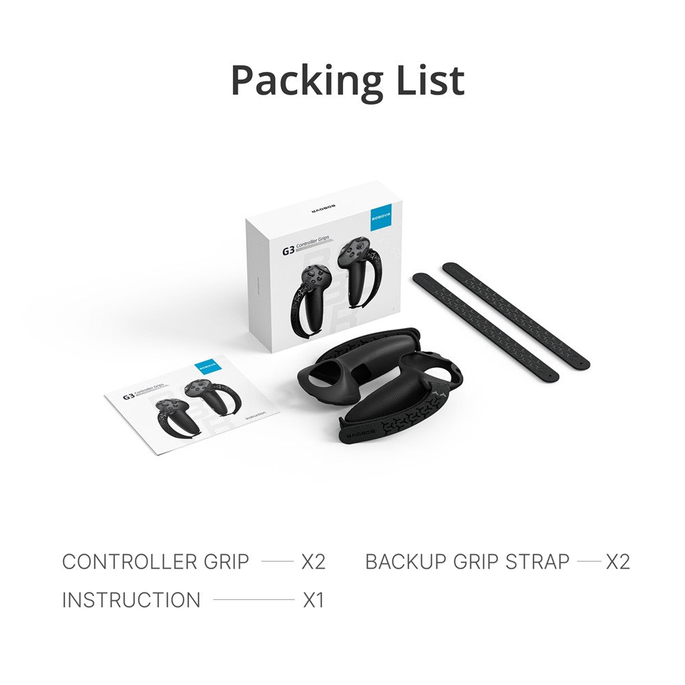 BOBOVR G3 grip cover, underside view