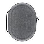 Quest 3 EVA shockproof handbag case size reference next to Meta Quest 3 headset - Metanexus XR