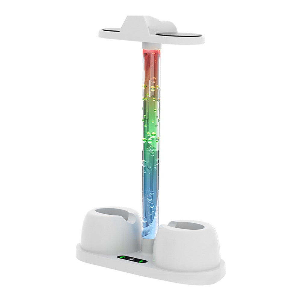 Meta Quest 3 RGB stand full setup on desk, SKU 681700537A