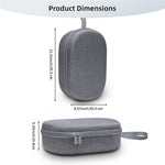 JYS JYS-APP001 Storage Bag for Apple Vision Pro VR Accessories Carrying Case, Grey Linen Cover Metanexus XR
