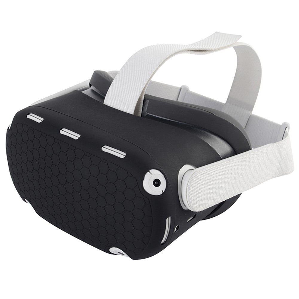 Oculus Quest 2 silicone cover, strap coverage view