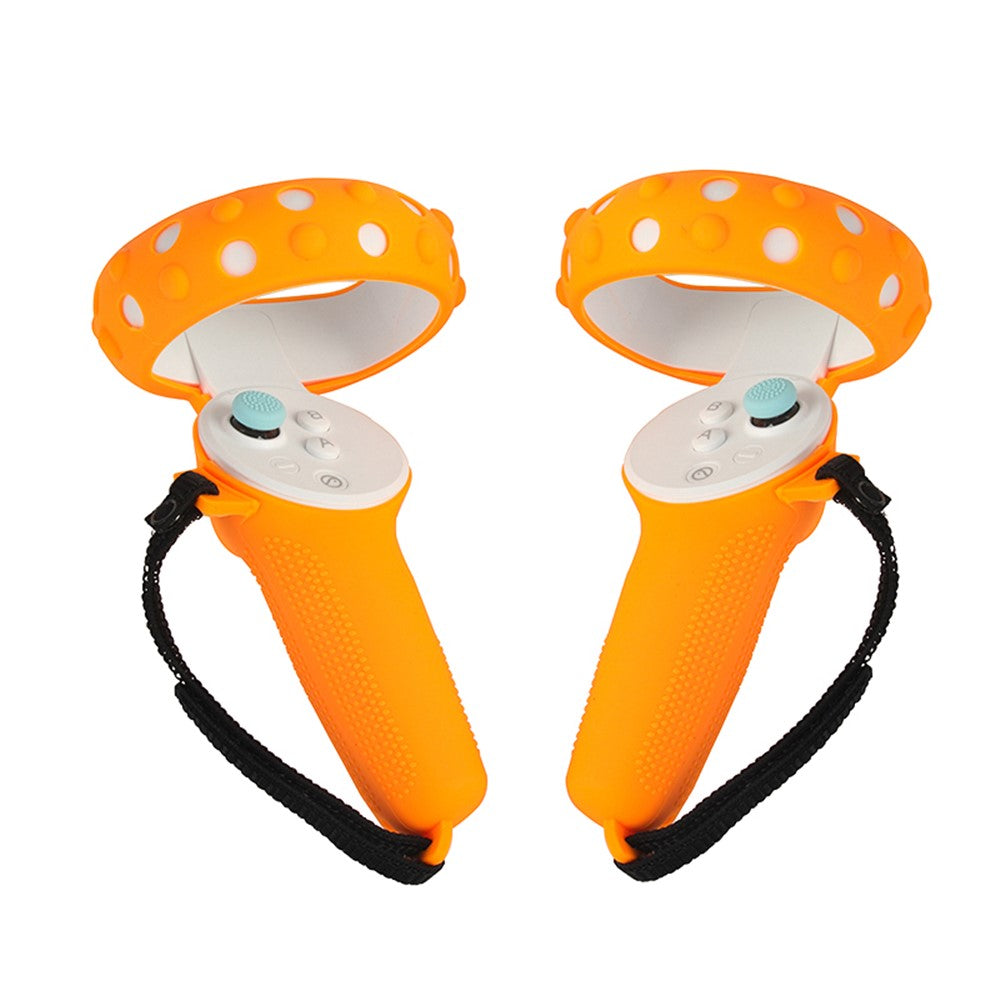 Pico Neo3 controller grip, wrist strap detail
