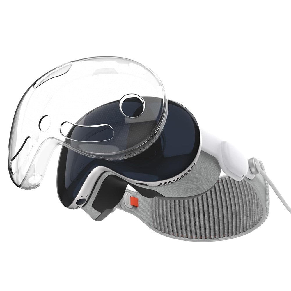AHASTYLE Vision Pro case fitted on the headset