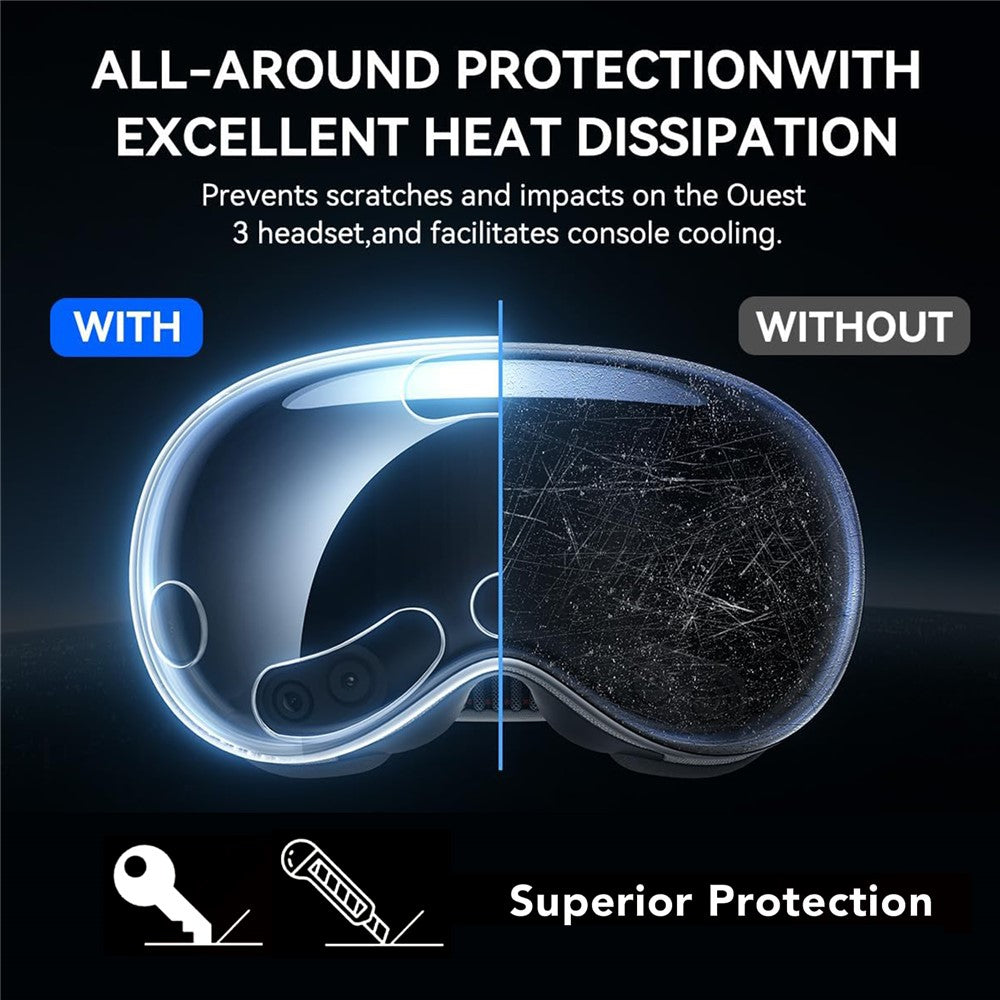 AHASTYLE Vision Pro case showing precision cutouts