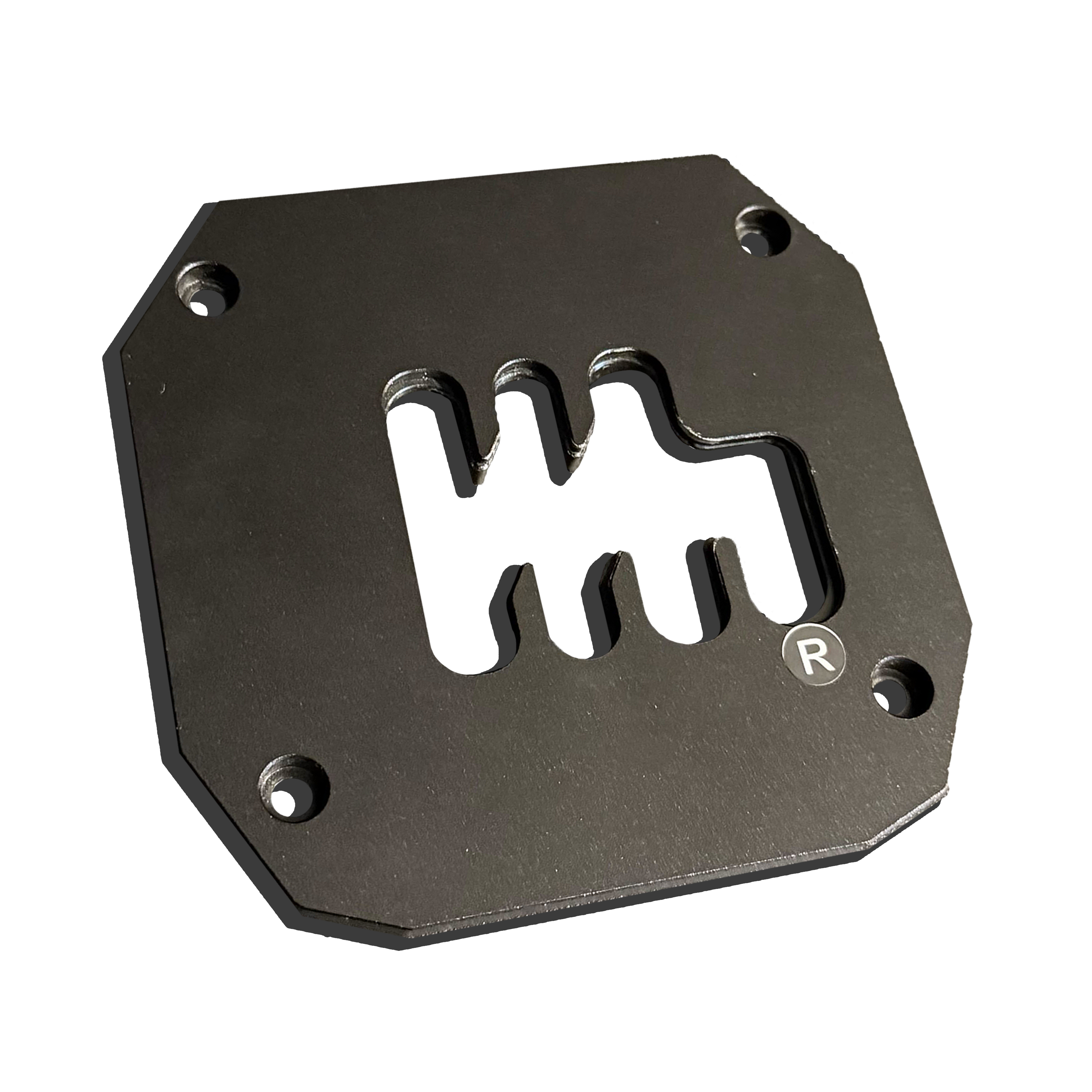 6+R H-Pattern Gate Plate for the NexusShift Dual-Mode 7-Speed Shifter – 6 plus reverse H-pattern gate plate for a sim racing shifter – photo 1 of 1