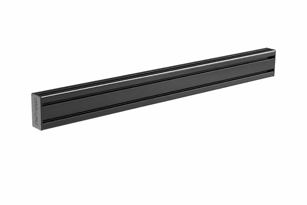 800 mm 80x40 Aluminium Profile with Universal VESA Mount – Black Anodised, 8 mm T-Slot – 800 mm 80x40 black aluminium profile with universal VESA mount – photo 1 of 2