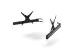 980 mm Add-On Triple Monitor Arms for Aluminium Stands – 80x40 Profile, Screens up to 55 Inch