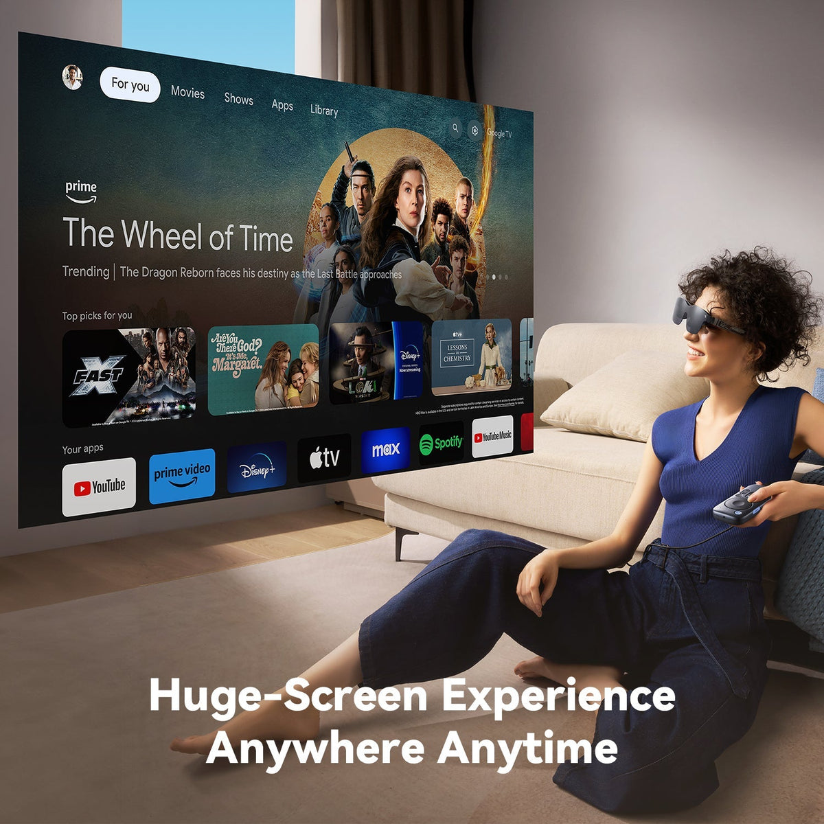 TV Glasses – 201" Sony Micro-OLED Screen with Quad-Speaker Audio, 120 Hz – tv glasses – photo 12 of 19