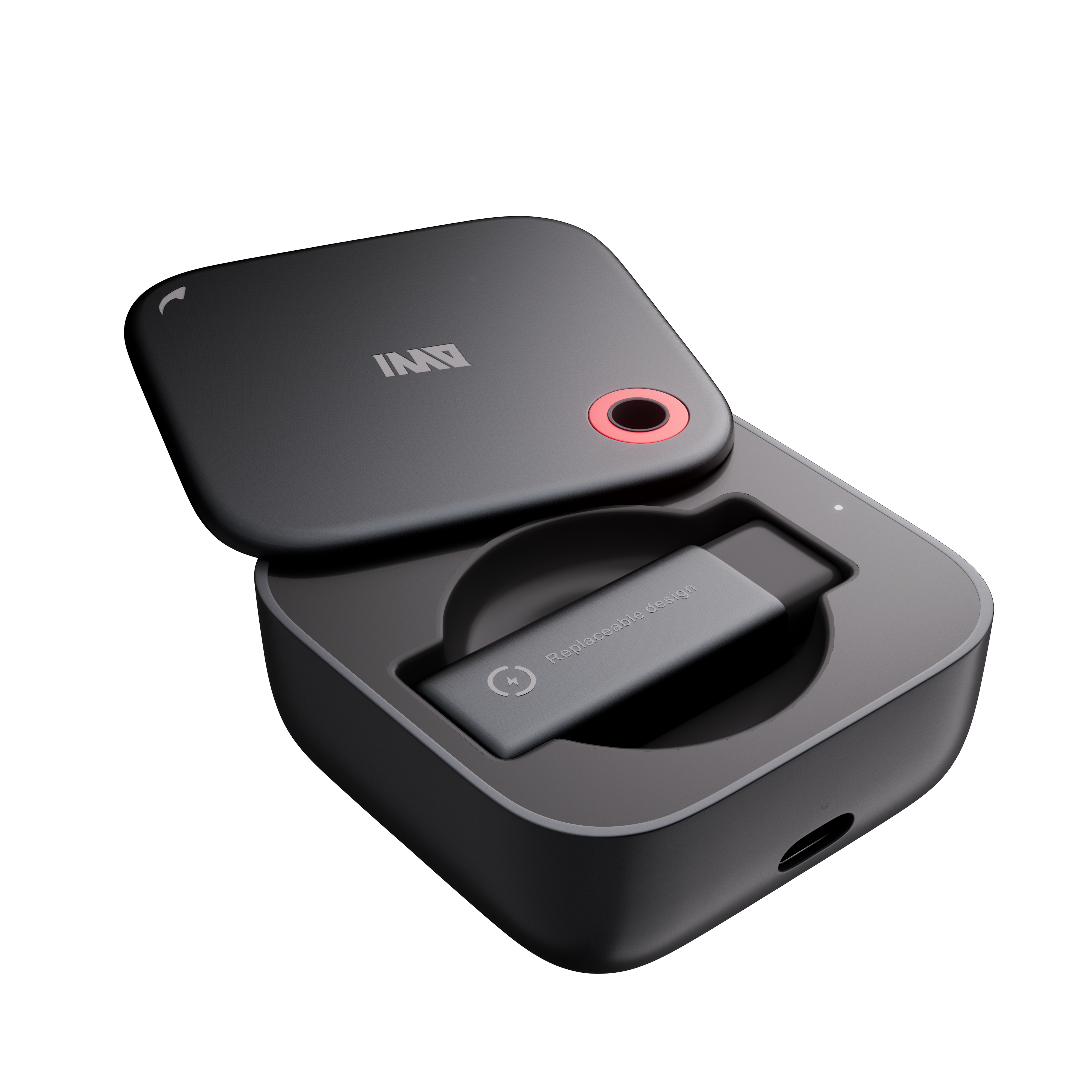 Smart Glasses Battery Power Bundle – Spare Battery plus Magnetic Charging Case – smart glasses battery – photo 1 of 4
