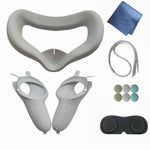Quest 2 face mask and controller grip bundle, full set