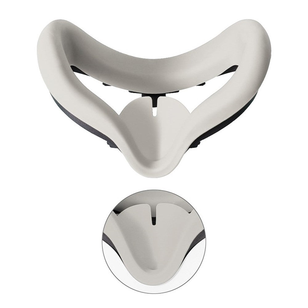 Quest 2 sweatproof silicone eye cover, front view