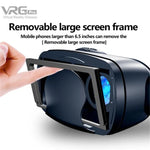MetaNexusXR VR headset in front of IMAX screen, showcasing immersive movie and gaming tech. | MetaNexusXR