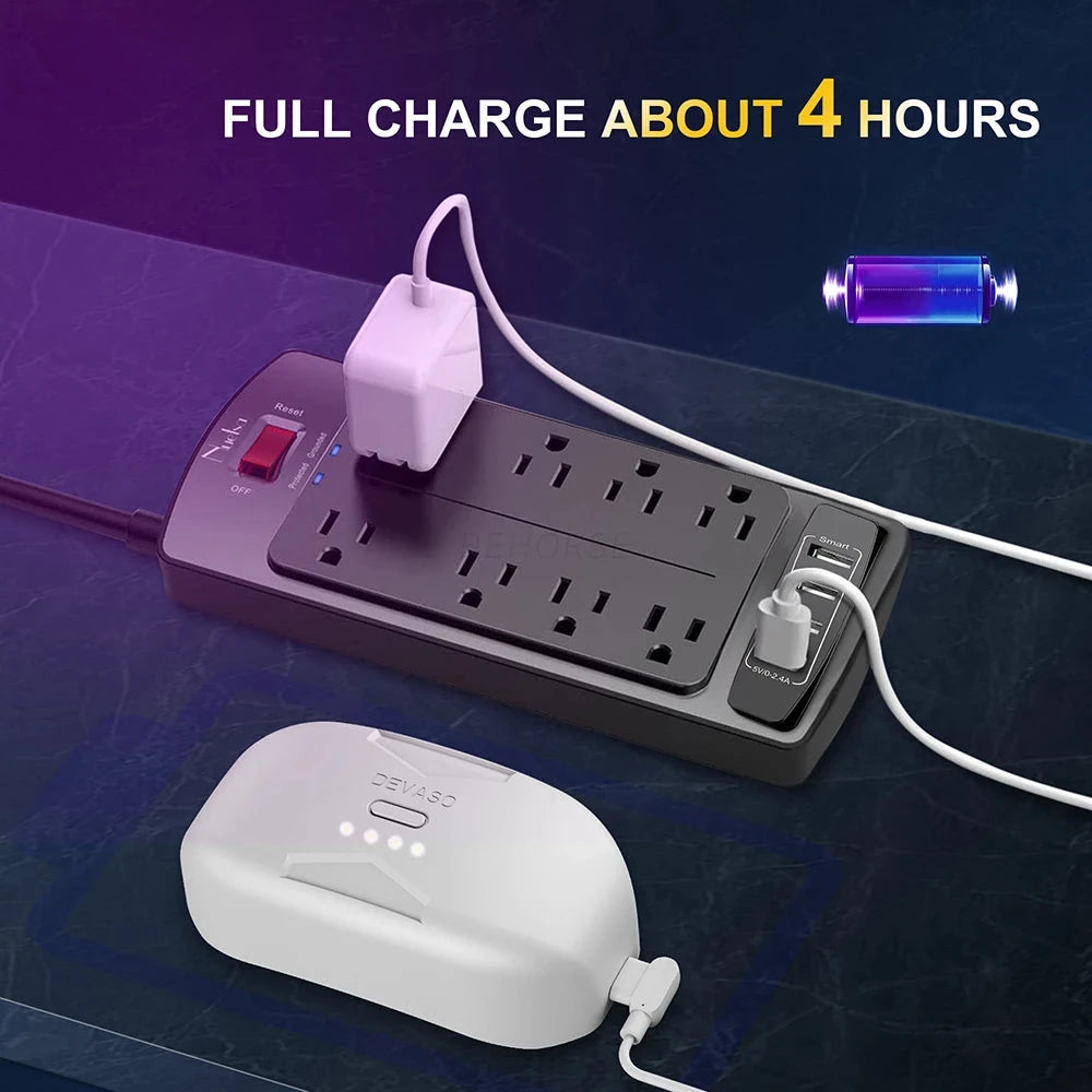 6000mAh Portable Battery Pack for Oculus Quest 2 & Meta Quest Pro - VR Charger with Head Strap Metanexus XR