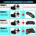 Wireless VR headset for phone (fits up to 7.2in) worn by a user, strap tightened for a secure fit | MetaNexusXR