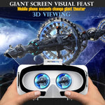 MetaNexusXR VR headset and IMAX screen, showcasing immersive 3D virtual reality technology. | MetaNexusXR