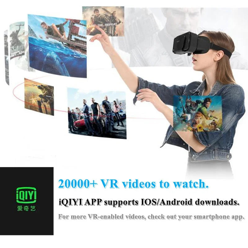 MetaNexusXR G10 VR headset with smartphone, offering IMAX 3D virtual reality experience. | MetaNexusXR