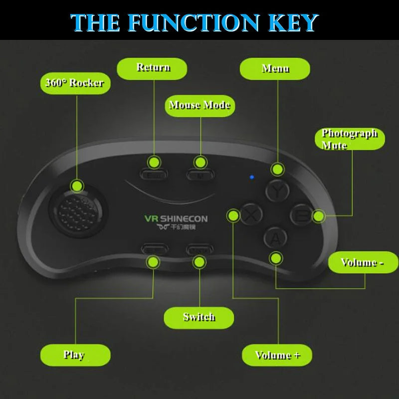 Black G15 IMAX VR headset with head strap for 4.7-7in phones on white background | MetaNexusXR