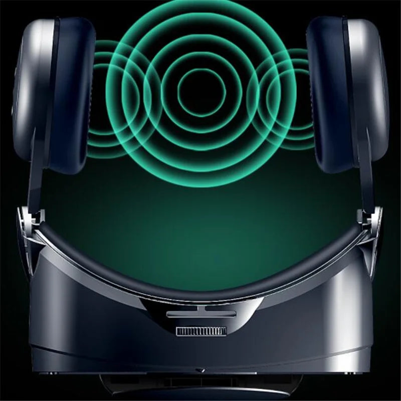 MetaNexusXR VR headset and IMAX screen, showcasing immersive virtual reality movie experience. | MetaNexusXR