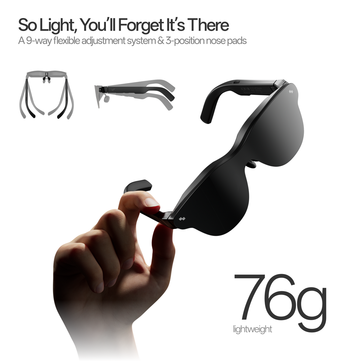 AR Glasses for iPhone – HDR10 201" Glasses plus 100 W USB-C Charging Adapter – ar glasses for iphone – photo 6 of 10
