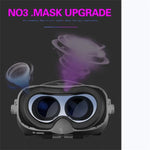 VR headset with built-in cooling fan worn by a user, strap tightened for a secure fit | MetaNexusXR