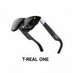147-inch AR display glasses, front view with black frame