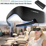 Front view of the Micro-OLED Personal Cinema Glasses, dual lenses and phone tray visible | MetaNexusXR