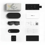 Virtual 147-inch 3D screen seen through the AR display glasses