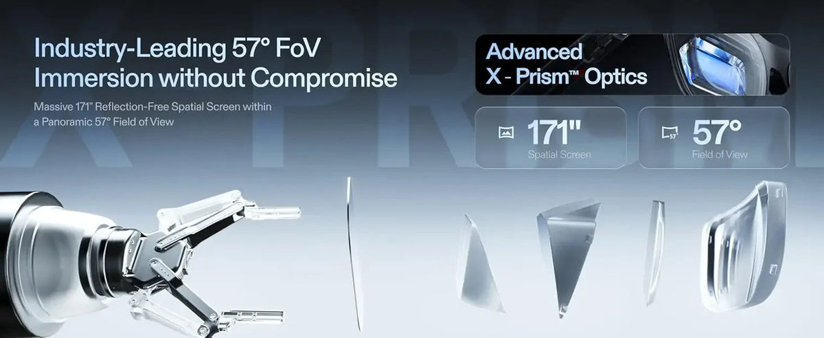 MetaNexusXR's private cinema: XREAL One Pro AR glasses projecting a 477" HD virtual screen. | MetaNexusXR
