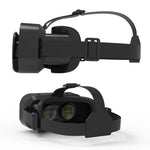 Wide-FOV VR headset for phone (under 350g) worn by a user, strap tightened for a secure fit | MetaNexusXR
