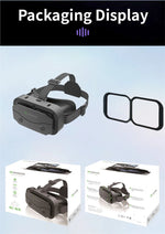 Giant-Screen 3D Viewer, glasses-friendly VR headset shown with a smartphone loaded into the phone tray | MetaNexusXR