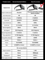 Three-quarter angle of the Micro-OLED Personal Cinema Glasses showing the adjustable head strap | MetaNexusXR