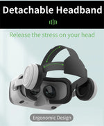 MetaNexusXR G15E VR glasses showing immersive space scene, fits 4.7-7in phones with joystick support | MetaNexusXR