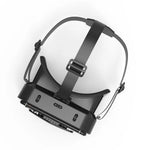 Side profile of the Wide-FOV VR headset for phone (under 350g) highlighting the dual focus wheels and IPD slider | MetaNexusXR