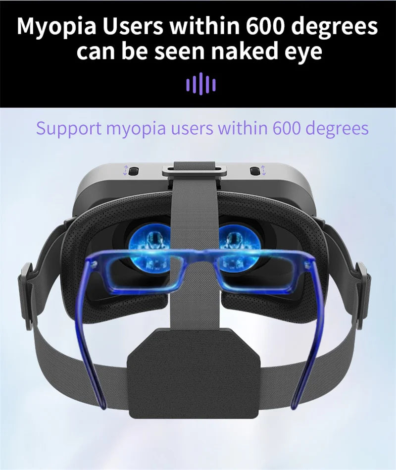 Giant-Screen 3D Viewer, glasses-friendly VR headset retail packaging box on a white background | MetaNexusXR