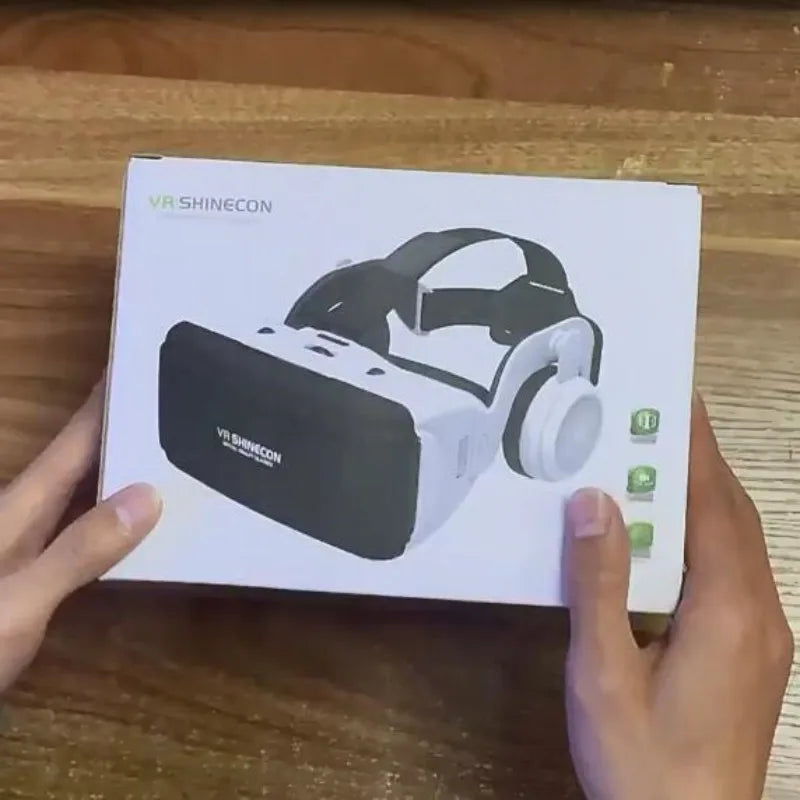 VR headset with full wireless gamepad bundle in-hand, showing overall size and build | MetaNexusXR