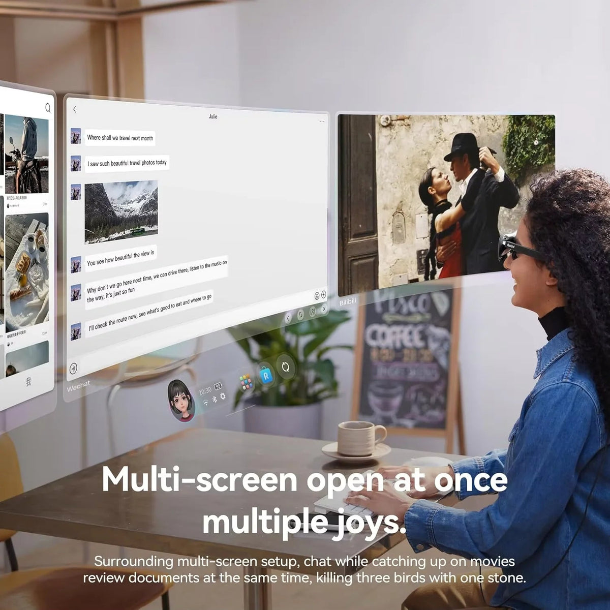 SpatialView Pro AR glasses for multitasking and gaming with 600 nits brightness | MetanexusXR