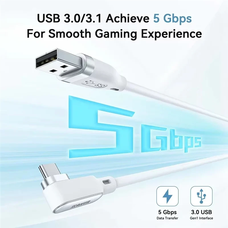 AMVR link cable, USB-C connector close-up