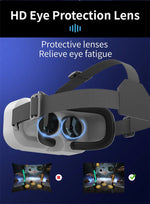 Front view of the Theater Glasses IMAX VR headset, dual lenses and phone tray visible | MetaNexusXR