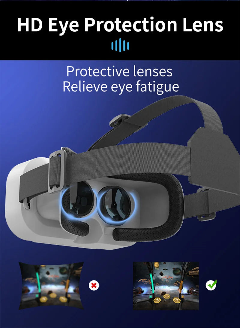 Front view of the Theater Glasses IMAX VR headset, dual lenses and phone tray visible | MetaNexusXR