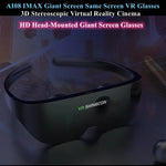 Three-quarter angle of the Micro-OLED Personal Cinema Glasses showing the adjustable head strap | MetaNexusXR