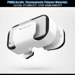 Close-up of the Compact Foldable VR headset for phone (280g)'s lens housing and focus controls | MetaNexusXR