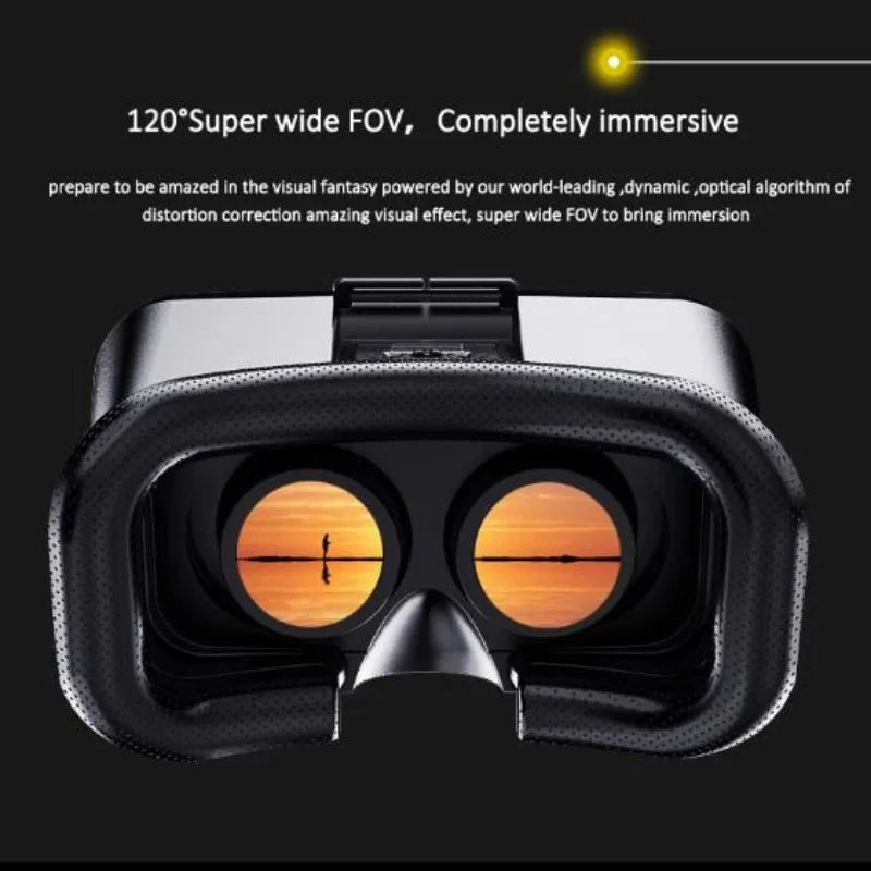 MetaNexusXR J30 VR headset box, featuring 4K 3D glasses, compatible with iOS/Android phones up to 6.7". | MetaNexusXR