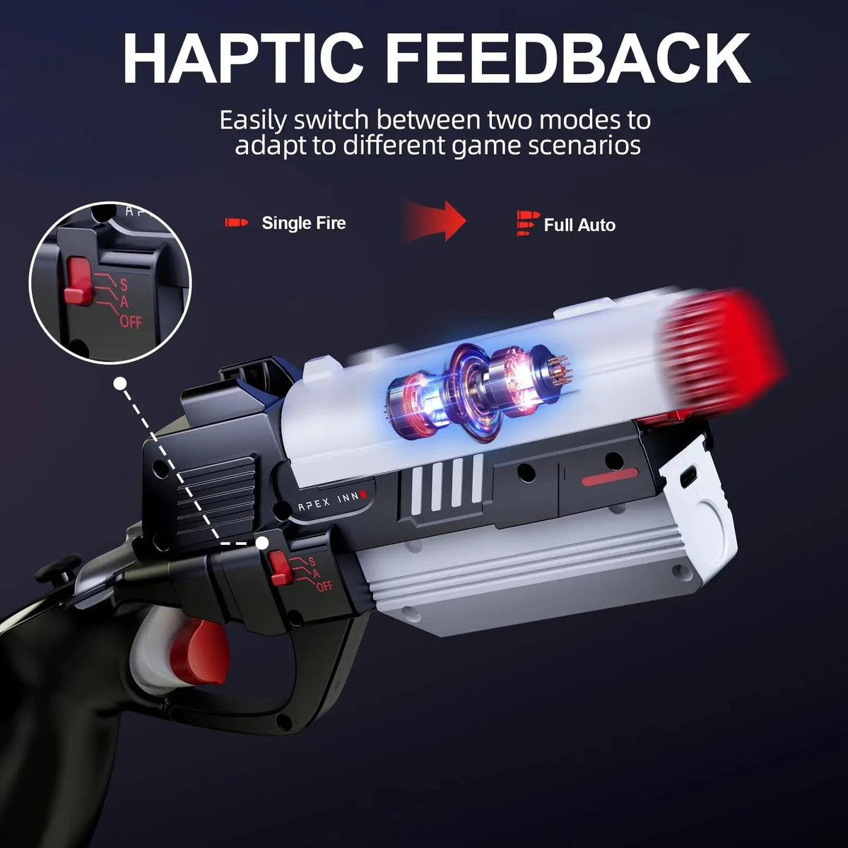 Pistol grip, trigger mechanism detail