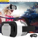 Rear view of the Compact Foldable VR headset for phone (280g) showing the strap adjustment buckle | MetaNexusXR